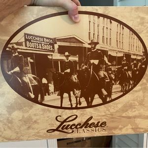 Brand new Lucchese Boots. Still in plastic.